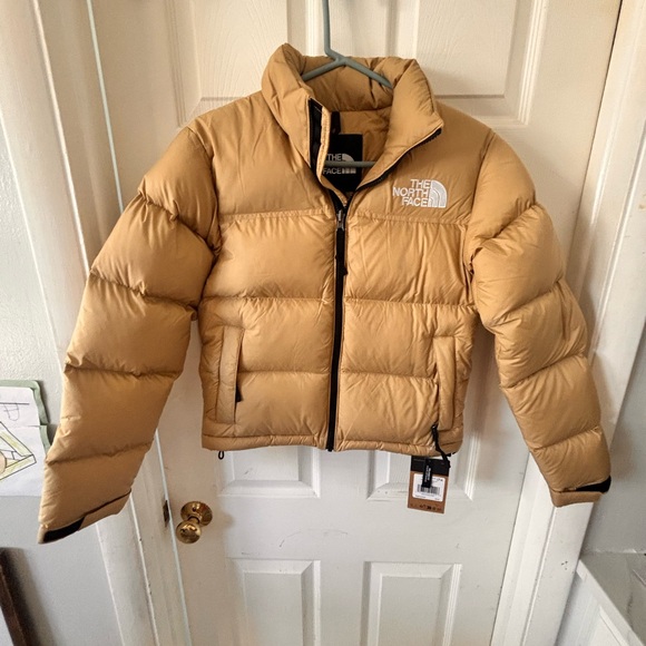 The North Face Tan Puffer Jacket - Picture 1 of 3